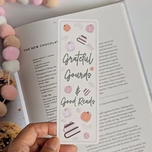 Grateful Gourds & Good Reads Bookmark
